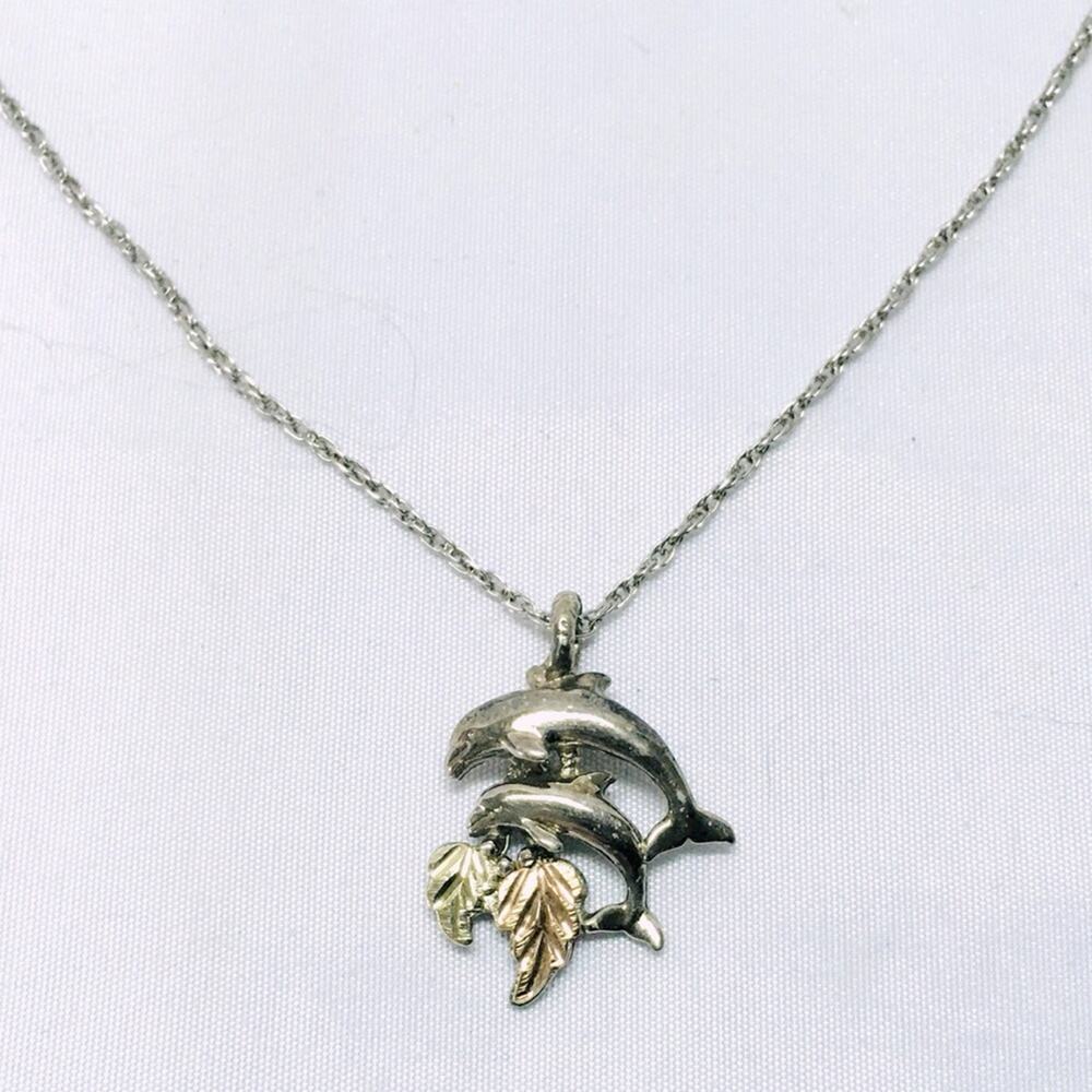 Multi Colored Dolphin Necklace